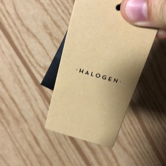 ☘️NWT Halogen Wool Blend Hooded Wrap Coat - Picture 7 of 9